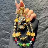 Gold‑Tone Skull Beaded Charm