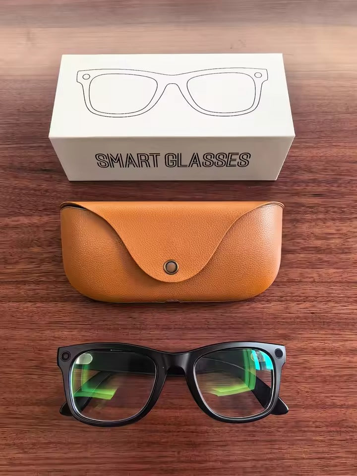 MT5 ULTRA AI Smart Glasses 8MP Camera with Charging Case WiFi6 BT Calling AI Translation Voice Control 2026