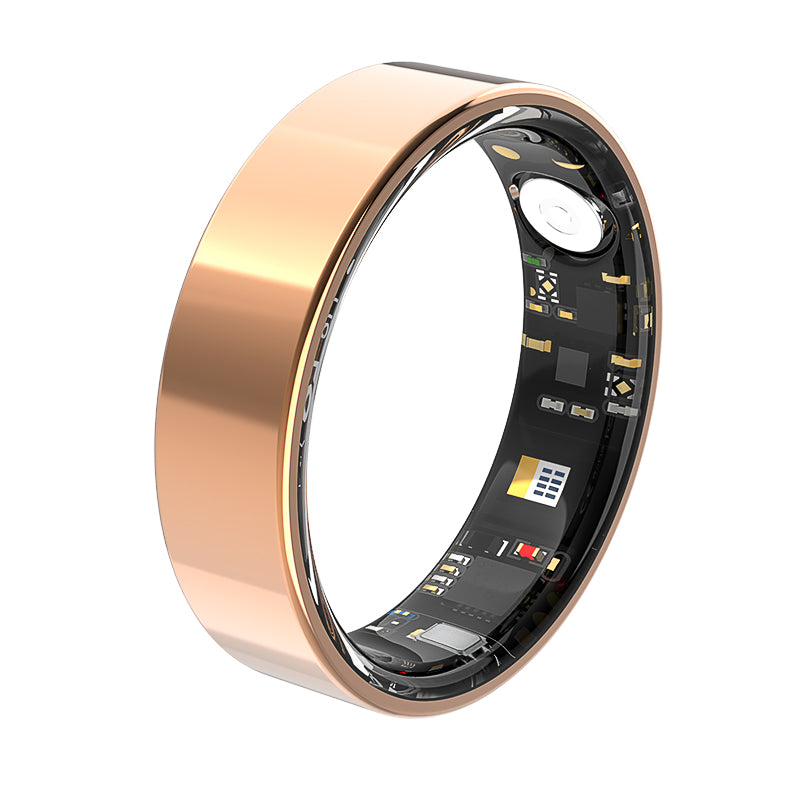 Smart Ring for IOS/Android Waterproof Electronic Fitness Tracker for Sport Sleep Health Care App, Best Tech Gift for Her/ Him