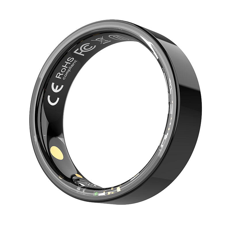 Best Tech Gift for Women/Men/Her, Smart Ring for IOS/Android Waterproof Electronic Fitness Tracker for Sport Sleep Health Care App