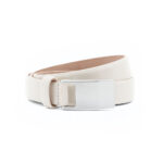 Filippa K Women's White Placket Buckle Belt