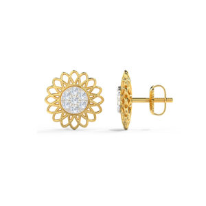 Evie Detachable Diamond Stud Earrings