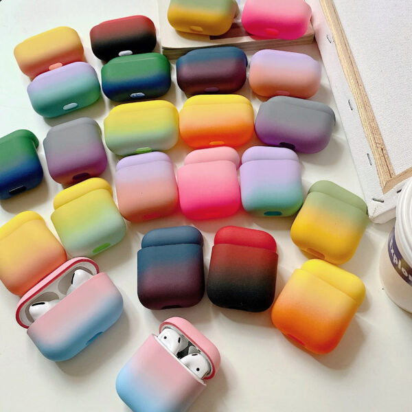 Private Custom Case for Apple Airpods 1 2 3  Pro 2 DIY Matte Colorful Glitter Macaron Soft TPU Cover Name Logo Text Customized