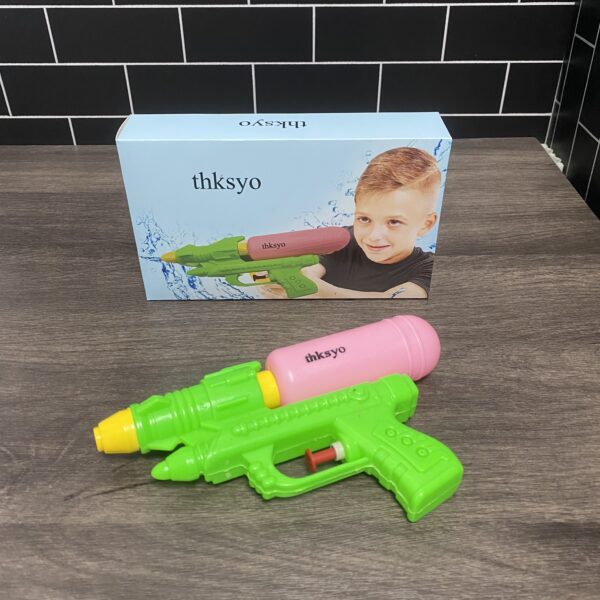 Thksyo Personalized Toy Guns for Kids - Custom Water Gun for Boys & Girls - Cool Outdoor Water Toys for Toddlers - Name DIY Birthday Gifts for Ages 3 4 5 6 7 8 Year Old Kid Toy